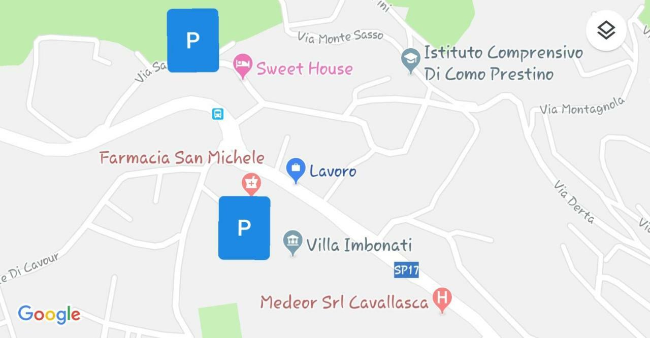 Sweet House Self Check-In 24H Hotel Cavallasca Bagian luar foto